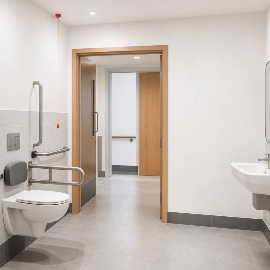 Erişilebilir tuvalet ve banyo kullanım alanı
