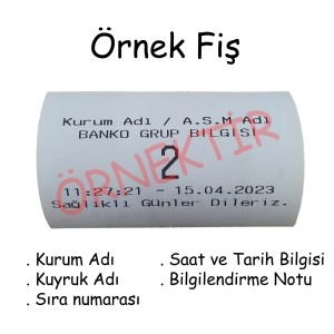Sıramatik Butonlu Yazıcı