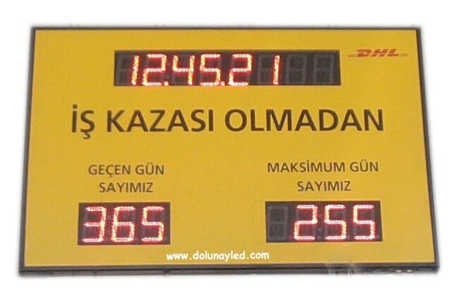 Kazasız Günü Sayıcı Panosu