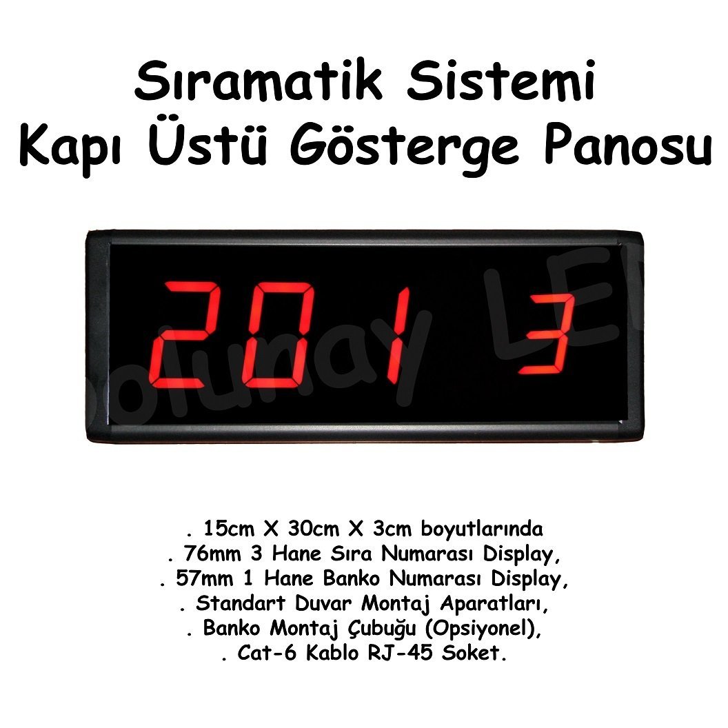 Kapı Üstü Gösterge Panosu