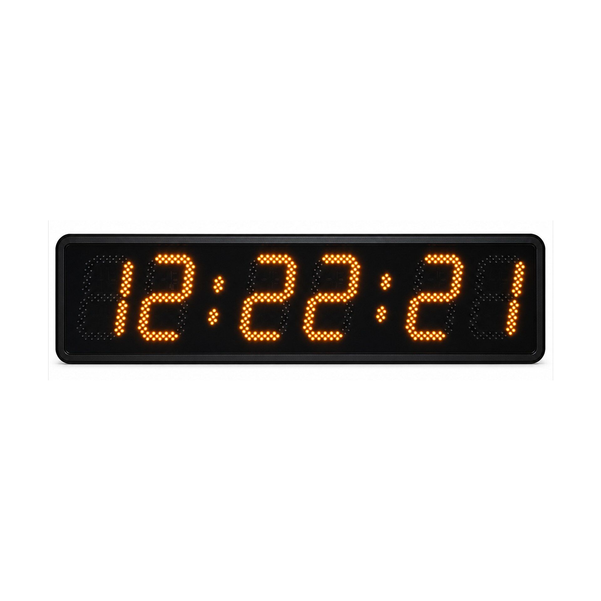 Dijital LED Saat 33cm X 127cm Sarı