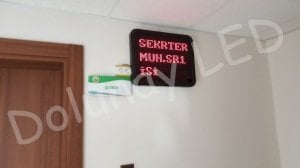 Görevli Çağrı Panosu Dotmatrix 3 Satır