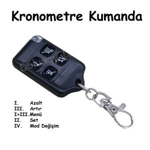 Dijital LED Kronometre 101mm