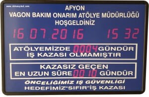 Kazasız İş Günü Tabelası