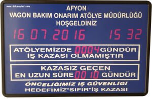 Kazasız İş Günü Tabelası