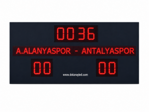 Futbol Skorbord 250cm x 600cm