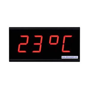 Dijital LED Saat Termometre Kronometre 76mm