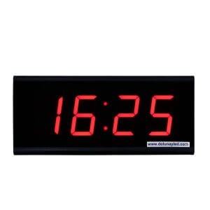 Dijital LED Saat Termometre Kronometre 76mm