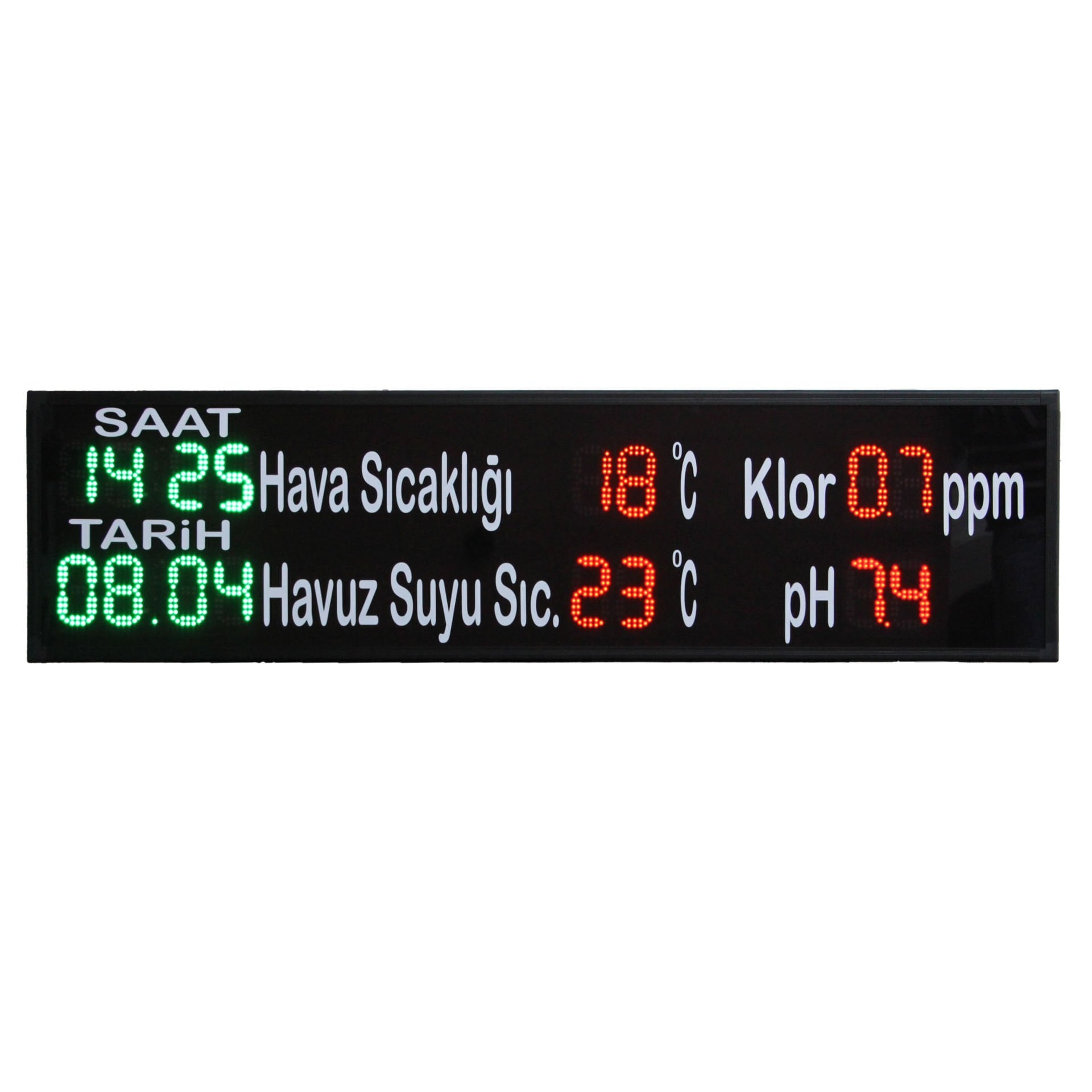Havuz Suyu Parametreleri 180cm X 45cm