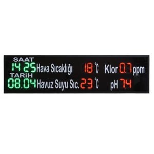 Havuz Suyu Parametreleri 180cm X 45cm Ölçüm Problu