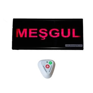 Meşgul Tabelası Uzaktan Kumandalı