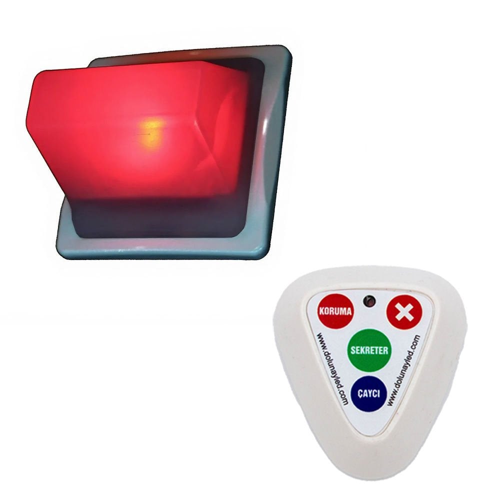 Kablosuz Makam Çağrı Butonu 3 Fonksiyonlu