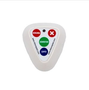 Kablosuz Makam Çağrı Butonu 3 Fonksiyonlu