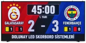 LED Ekran Profesyonel Futbol Skorbord