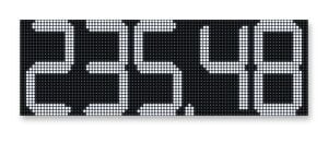 Akaryakıt Fiyat Panosu 32cm Font, 5 Hane